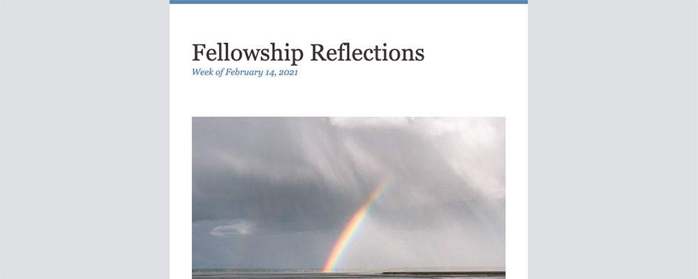 Fellowship Reflections: Transformation